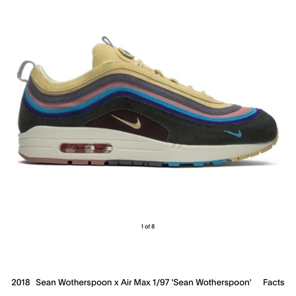 New Nike Air Max 1/97 Sean Wotherspoon size 9.5. Worn once around the house - Picture 9 of 12